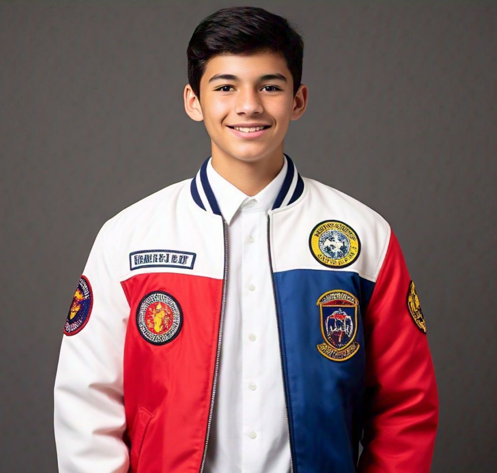 chaqueta prom beisbolera