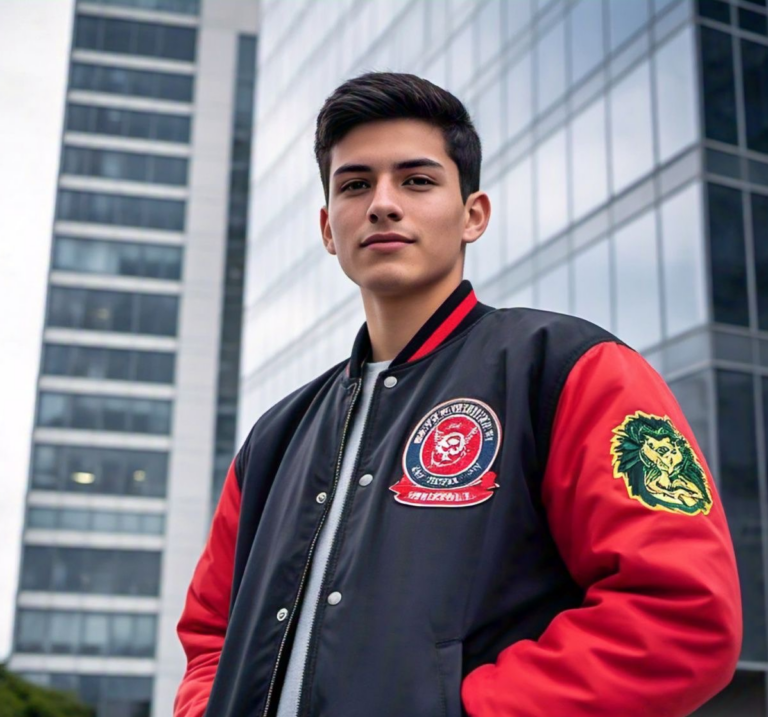 chaqueta prom beisbolera